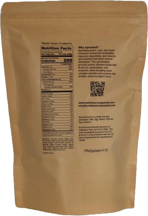 Back of bag